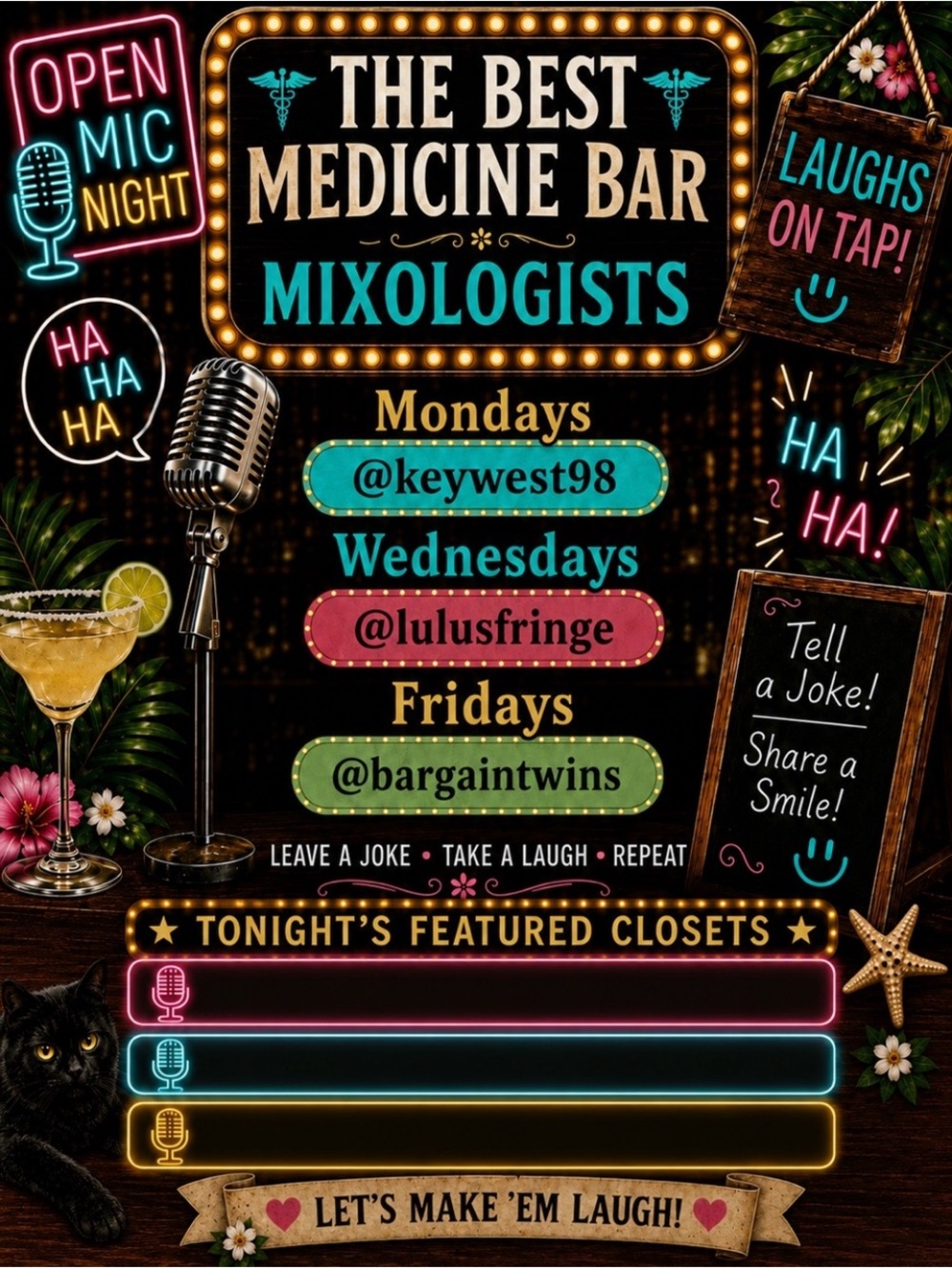 .🍷TY EVERY1
4 THE 😂 
C @BARGAINTWINS
4 TGIF🍔
& STAY TUNED 
4 MONDAY🍸
@KEYWEST98 - Picture 11 of 13
